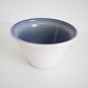 Matilda Pottery Sweden Blue Interior Glazed Ceramic Bowl